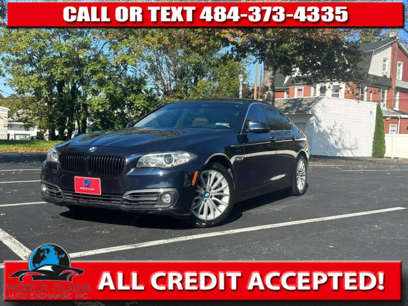 2015 BMW 5 Series for sale at World Class Auto Exchange in Lansdowne PA