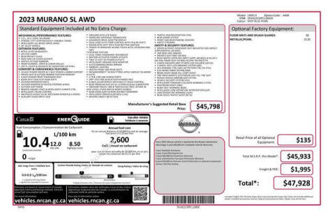 2023 Nissan Murano SL