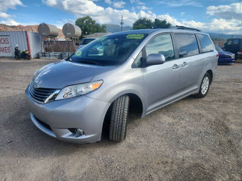 2012 Toyota Sienna for sale at Canyon View Auto Sales in Cedar City UT