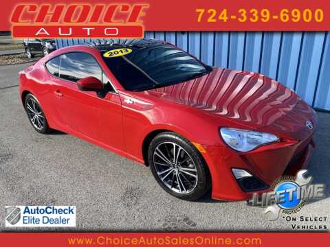 2013 Scion FR-S for sale at CHOICE AUTO SALES in Murrysville PA