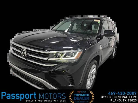 2021 Volkswagen Atlas for sale at Passport Motors Auto Leasing in Plano TX