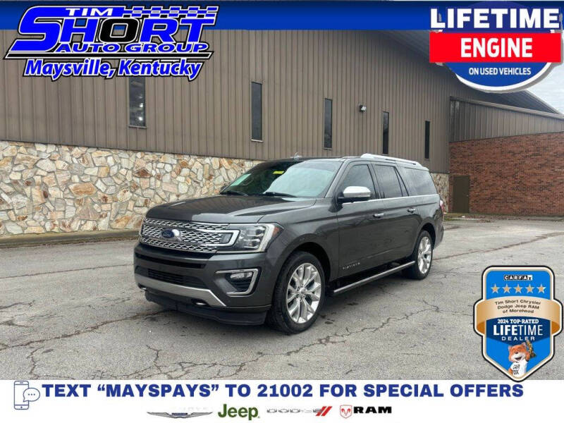 2019 Ford Expedition MAX for sale at Tim Short CDJR of Maysville in Maysville KY