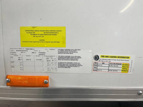2013 Continental Cargo CONTINENTAL CARGO TRAILER
