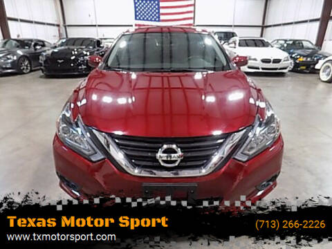 2018 Nissan Altima for sale at Texas Motor Sport in Houston TX