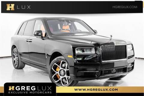 2022 Rolls-Royce Black Badge Cullinan for sale at HGREG LUX EXCLUSIVE MOTORCARS in Pompano Beach FL