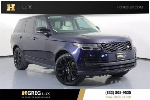 2021 Land Rover Range Rover for sale at HGREG LUX EXCLUSIVE MOTORCARS in Pompano Beach FL