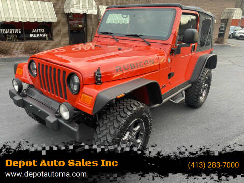 Jeep Wrangler For Sale in Palmer, MA - Depot Auto Sales Inc