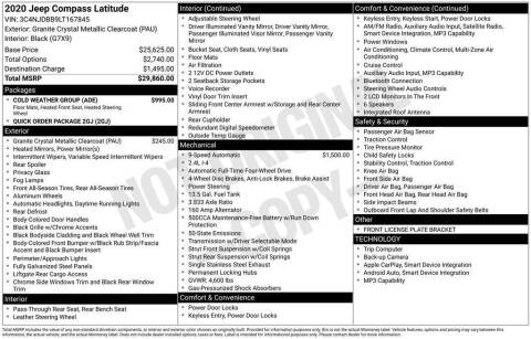 2020 Jeep Compass Latitude