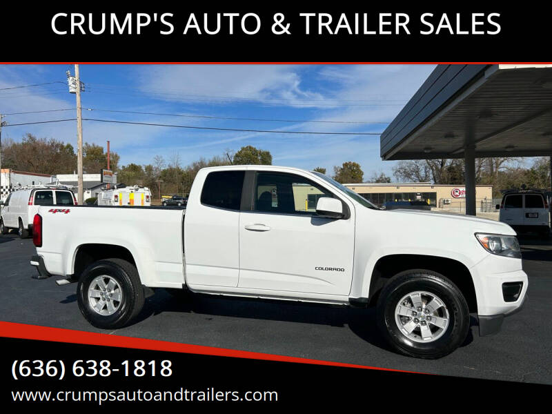 2016 Chevrolet Colorado for sale at CRUMP'S AUTO & TRAILER SALES in Crystal City MO