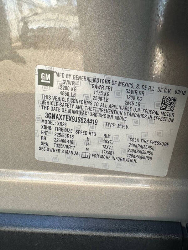 2018 Chevrolet Equinox LT