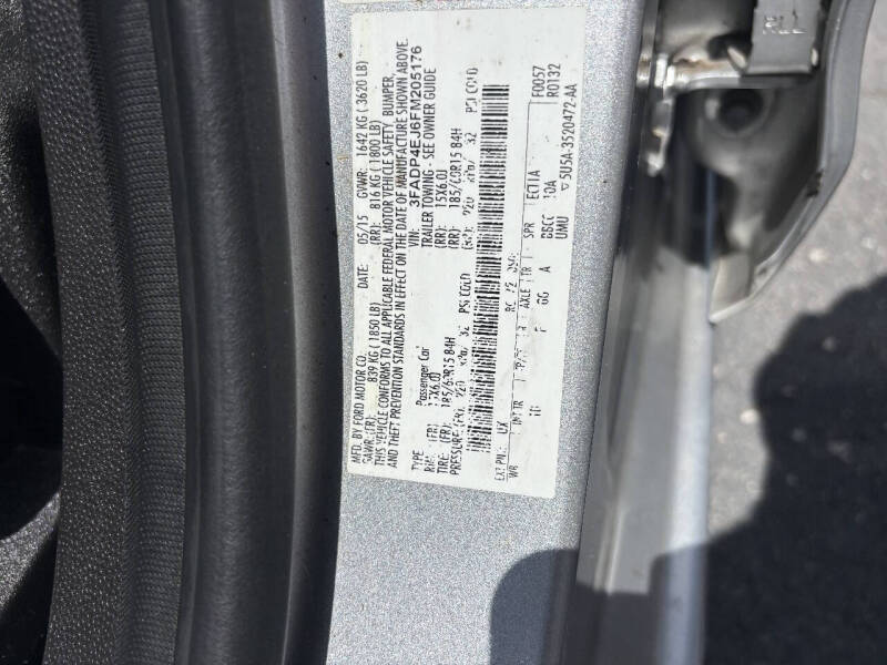 2015 Ford Fiesta SE