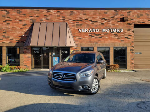 2013 Infiniti JX35 for sale at Verano Motors in Addison IL