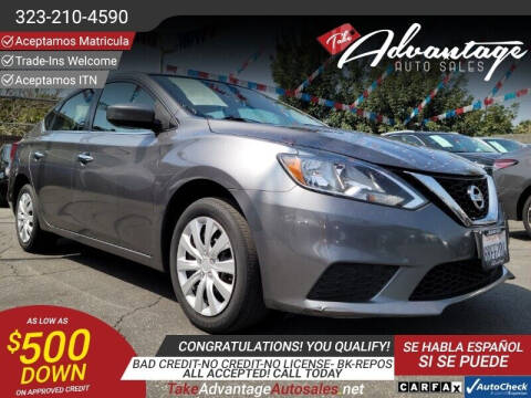 2018 Nissan Sentra for sale at ADVANTAGE AUTO SALES INC in Bell CA