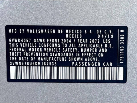 2019 Volkswagen Jetta S