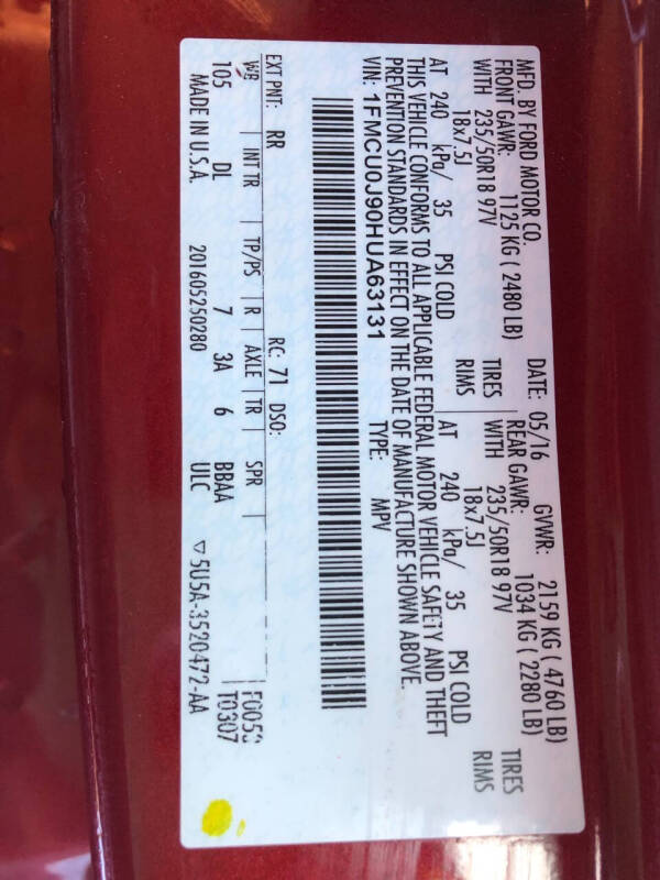 2017 Ford Escape Titanium