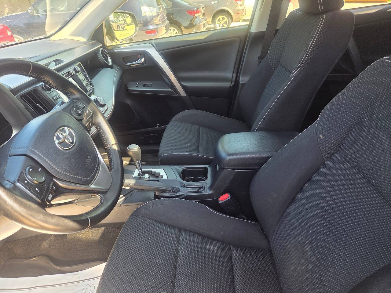 Blue 2017 Toyota RAV4 XLE AWD XLE 4dr SUV 15