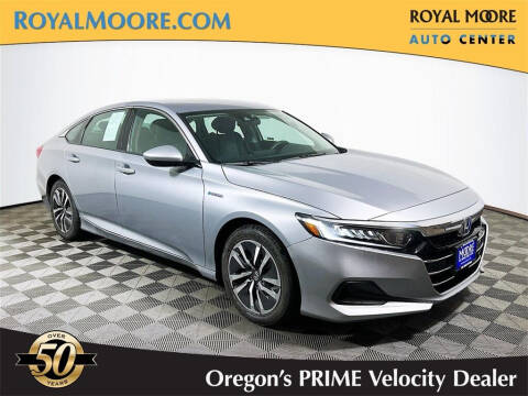 2021 Honda Accord Hybrid for sale at Royal Moore Custom Finance in Hillsboro OR