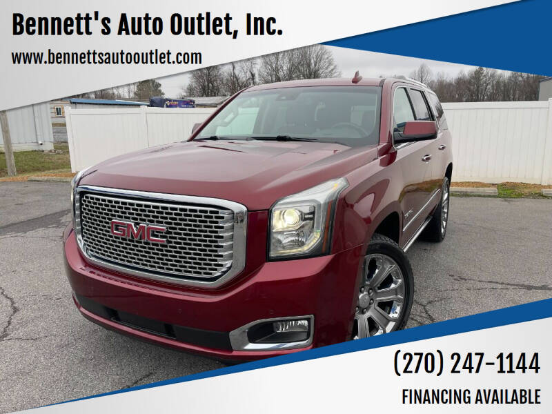 2016 GMC Yukon for sale at Bennett's Auto Outlet, Inc. in Mayfield KY