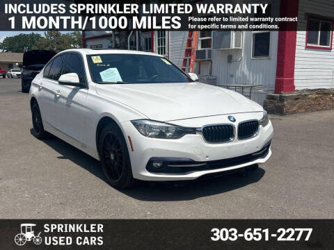 2017 BMW 3 Series for sale at Sprinkler Used Cars in Longmont CO