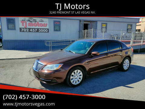 2013 Chrysler 200 for sale at TJ Motors in Las Vegas NV