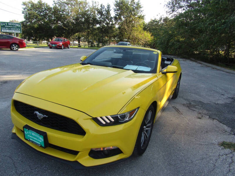 2015 Ford Mustang for sale at S & T Motors in Hernando FL