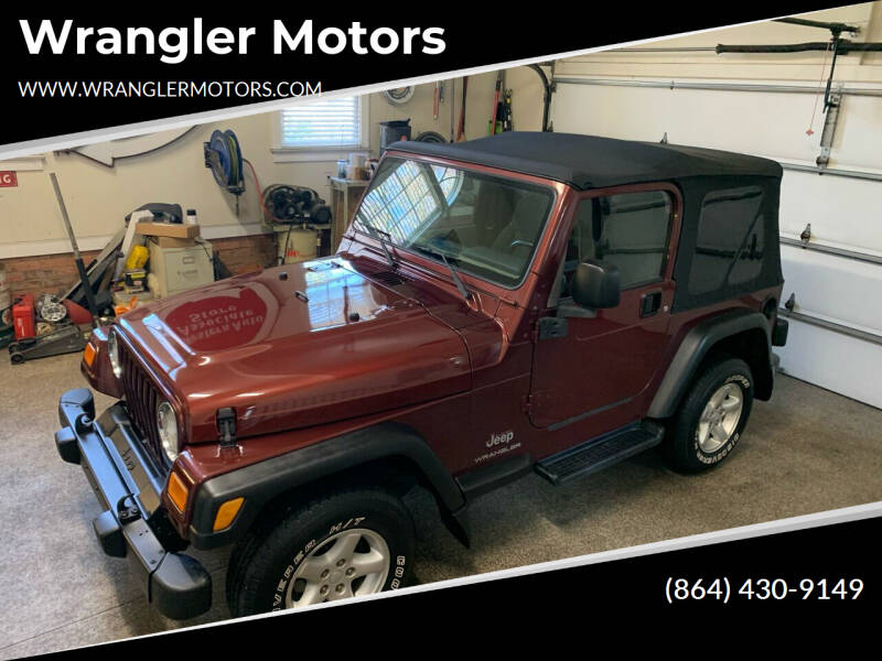 2004 Jeep Wrangler for sale at Wrangler Motors in Spartanburg SC