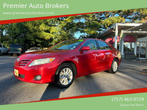 2010 Toyota Camry for sale at Premier Auto Brokers in Virginia Beach VA