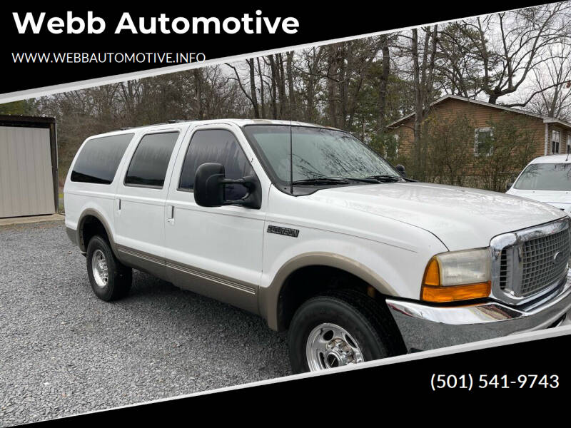 2000 Ford Excursion for sale at Webb Automotive in Maumelle AR