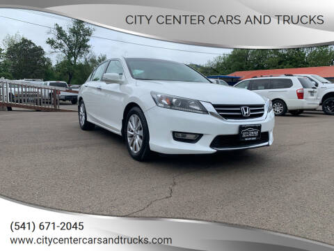 2013 Honda Accord for sale at City Center Cars and Trucks in Roseburg OR