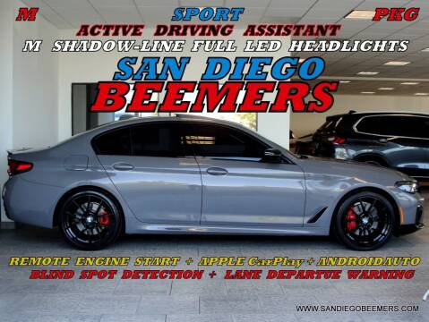 2021 BMW 5 Series for sale at SAN DIEGO BEEMERS in San Diego CA