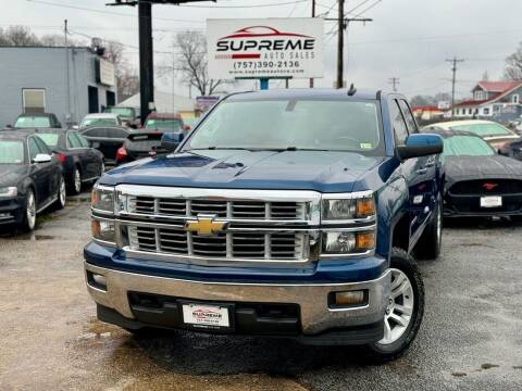 2015 Chevrolet Silverado 1500 for sale at Supreme Auto Sales in Chesapeake VA