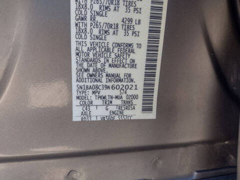 2009 Nissan Armada SE FFV