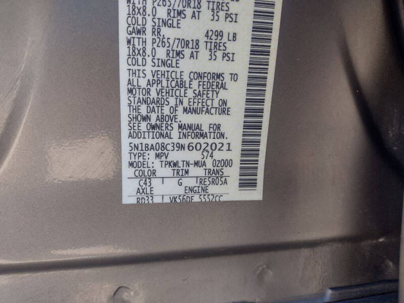 2009 Nissan Armada SE FFV