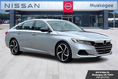 2021 Honda Accord for sale at Nissan de Muskogee in Muskogee OK
