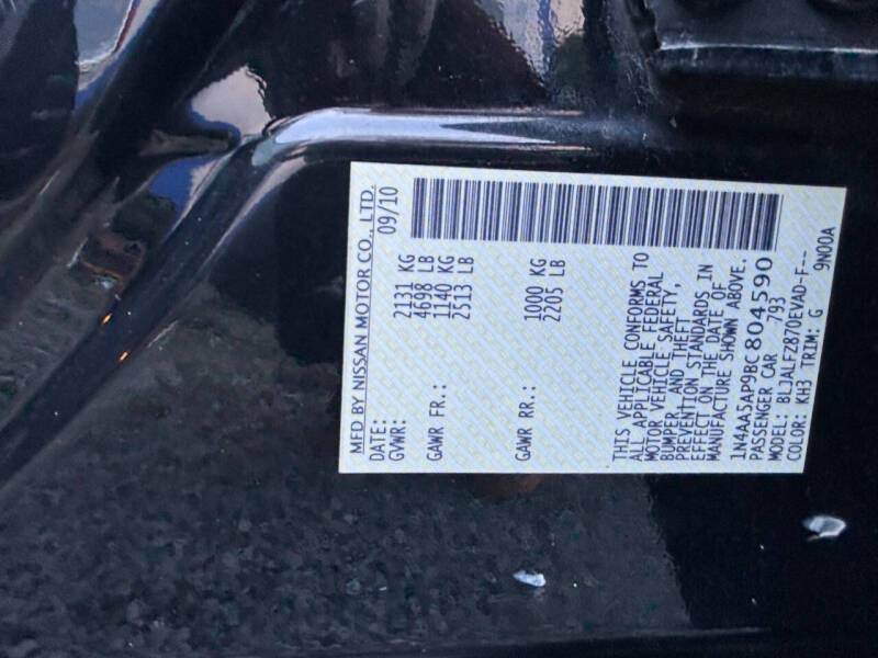 2011 Nissan Maxima 3.5 S