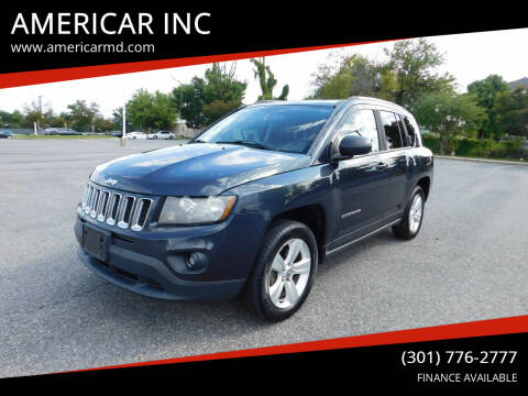 2014 Jeep Compass for sale at AMERICAR INC in Laurel MD