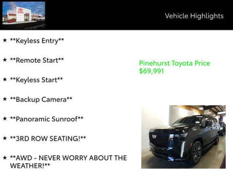 2023 Cadillac Escalade Sport