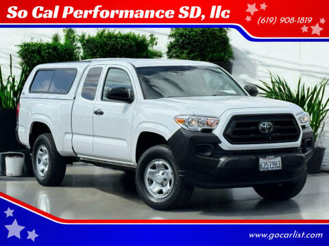 2021 Toyota Tacoma for sale at So Cal Performance SD, llc in San Diego CA