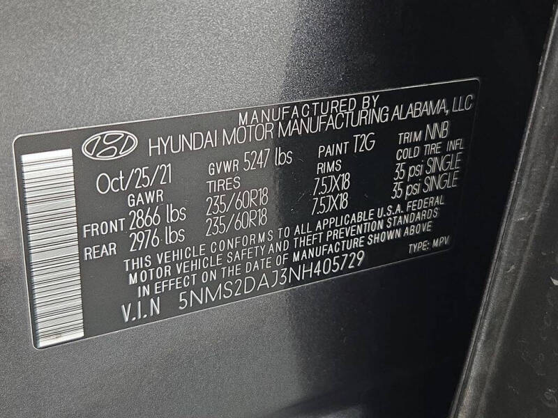 2022 Hyundai Santa Fe SEL