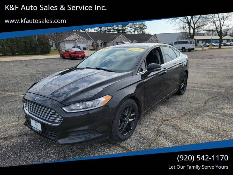 2016 Ford Fusion for sale at K&F Auto Sales & Service Inc. in Fort Atkinson WI