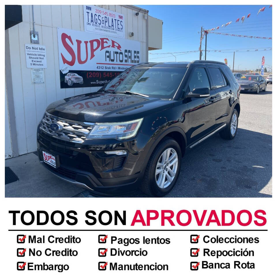 2018 Ford Explorer for sale at Super Auto Sales Modesto in Modesto, CA