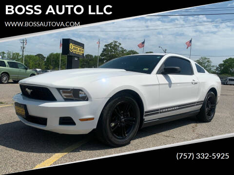 2012 Ford Mustang for sale at BOSS AUTO LLC in Norfolk VA