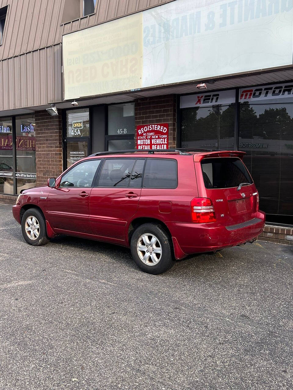 2003 Toyota Highlander for sale at Xen Motors Inc. in Hicksville, NY