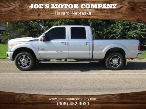 2013 Ford F-250 Super Duty for sale at Joe's Motor Company in Hazard NE