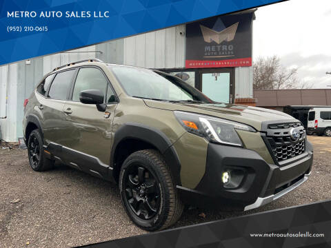2022 Subaru Forester for sale at METRO AUTO SALES LLC in Lino Lakes MN