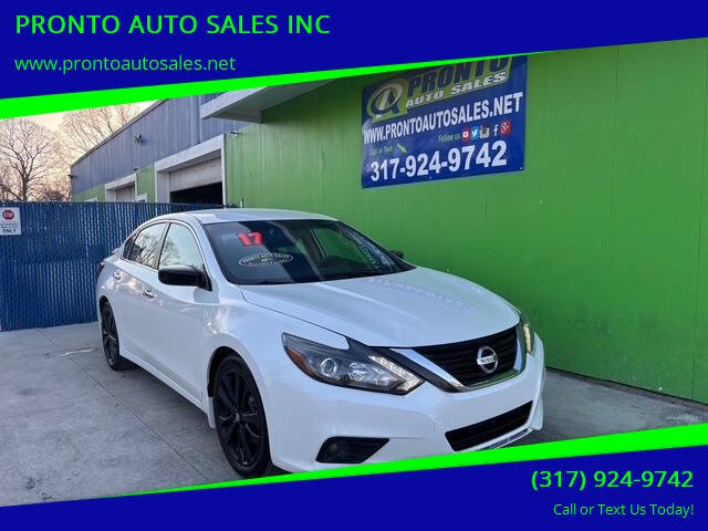 2017 Nissan Altima for sale at PRONTO AUTO SALES INC in Indianapolis IN
