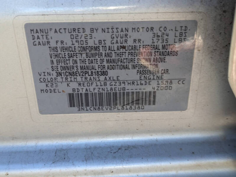 2023 Nissan Versa SV