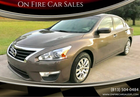 2014 Nissan Altima for sale at On Fire Car Sales in Tampa FL