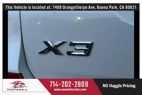 2019 BMW X3 sDrive30i