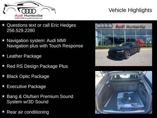 2026 Audi RS 6 Avant performance 4.0T quattro Avant